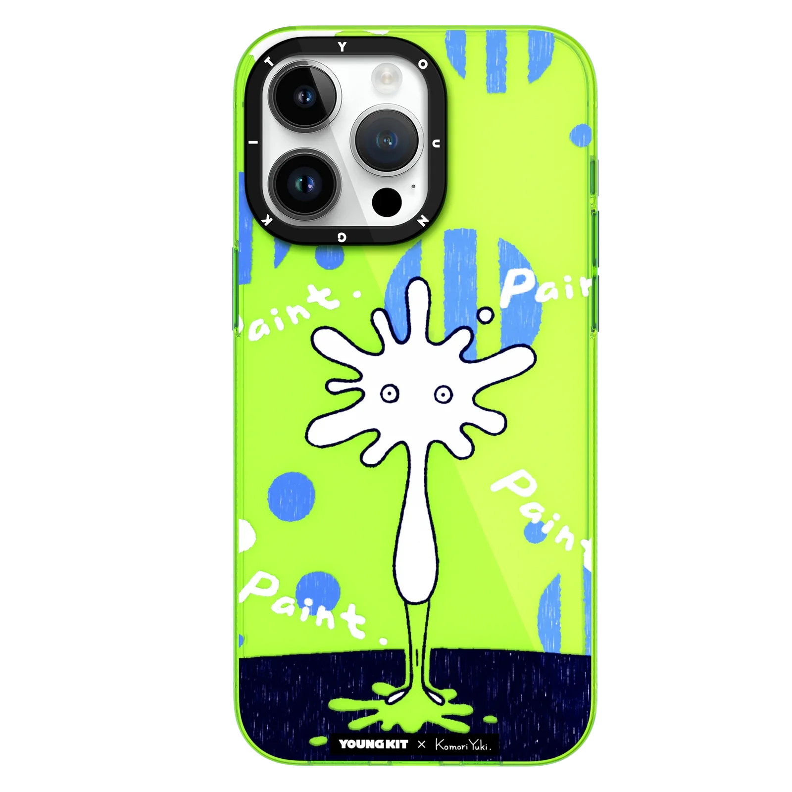 iPhone 15 Pro Hülle YOUNGKIT X @KomoriYuki Green Flora and Fauna / Green