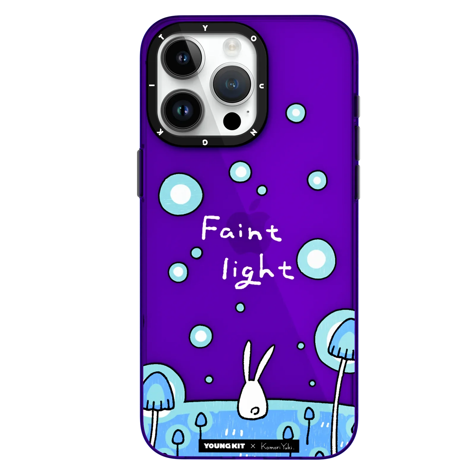 iPhone 15 Pro Max Hülle YOUNGKIT X @KomoriYuki Green Flora and Fauna / Purple