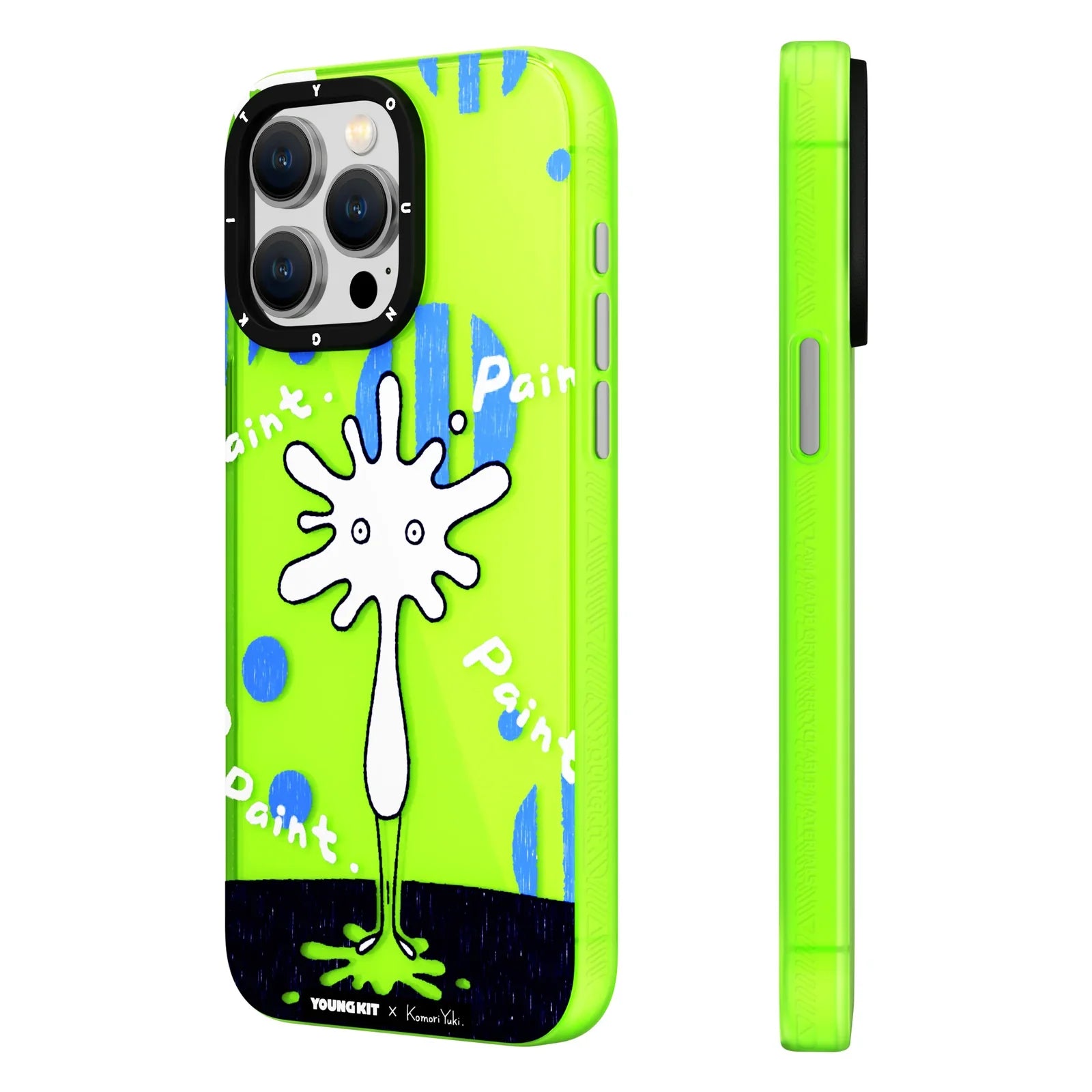 iPhone 15 Pro Hülle YOUNGKIT X @KomoriYuki Green Flora and Fauna / Green