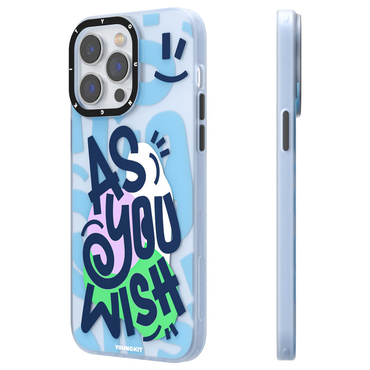 iPhone 13 Pro Hülle YOUNGKIT Summer Wishes / Blue