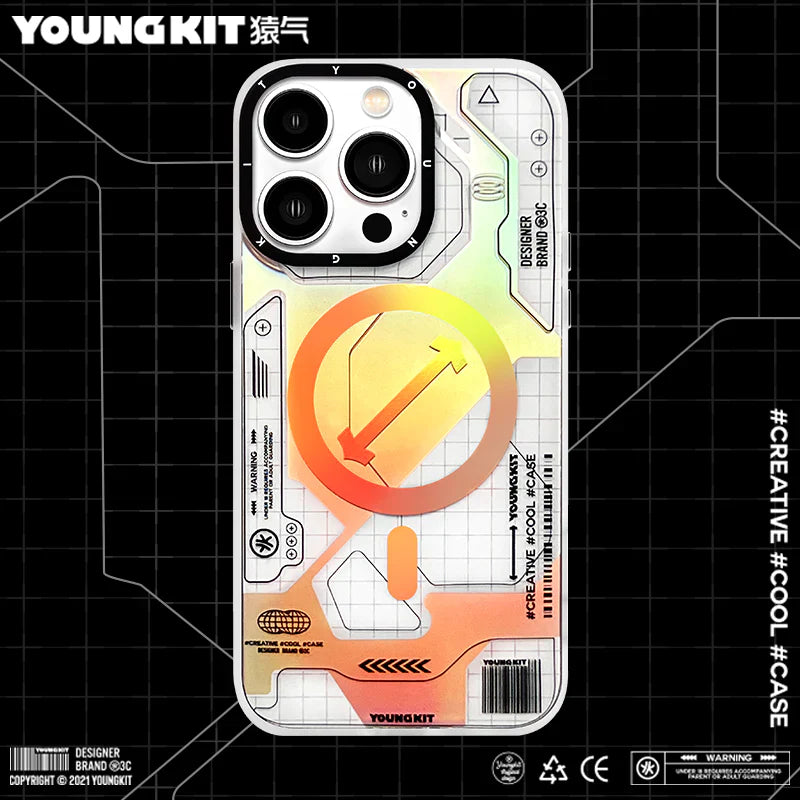 iPhone 13 Hülle YOUNGKIT Metaverse MagSafe / Orange