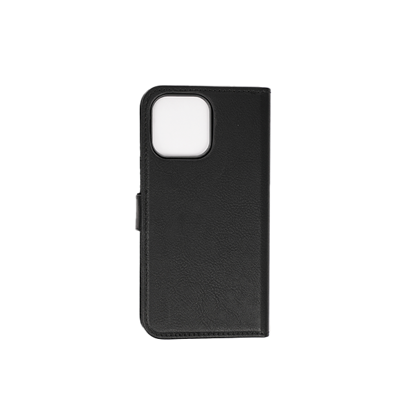 iPhone 14 Pro Etui Hülle Flip Cover Premium Kunstleder Magnetisch Kartenhalter / Milano – Black iPhone