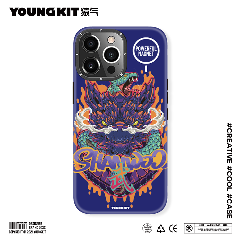 iPhone 13 YOUNGKIT Mythical Creatures MagSafe Shockproof Airbags / Shanwoo